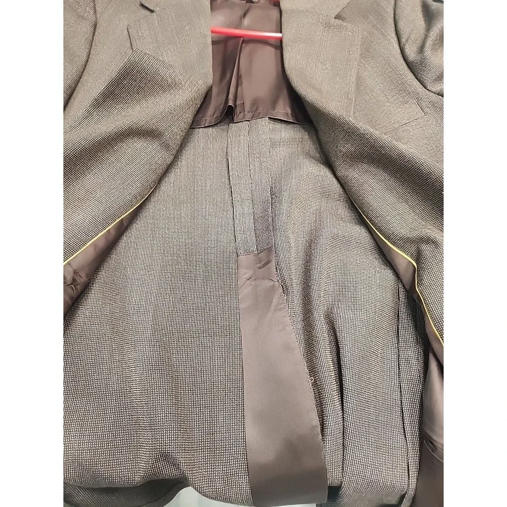 Botany 500‎ Sport Coat Blazer Jacket Mens 46XL Dark Brown